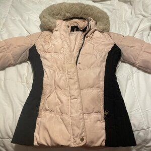 Calvin Klein Women's Pink and Black Coat